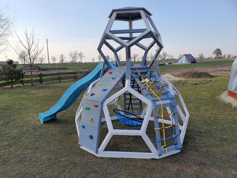 Kopuła wspinaczkowa plac zabaw małpi gaj
