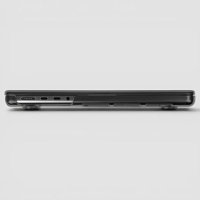 Чохол-накладка ArmorStandart Crystal для MacBook Air / Pro / Neo | Чехол на Макбук Эйр / Про / Нео ₴| Чорний чохол на ноутбук Apple MacBook