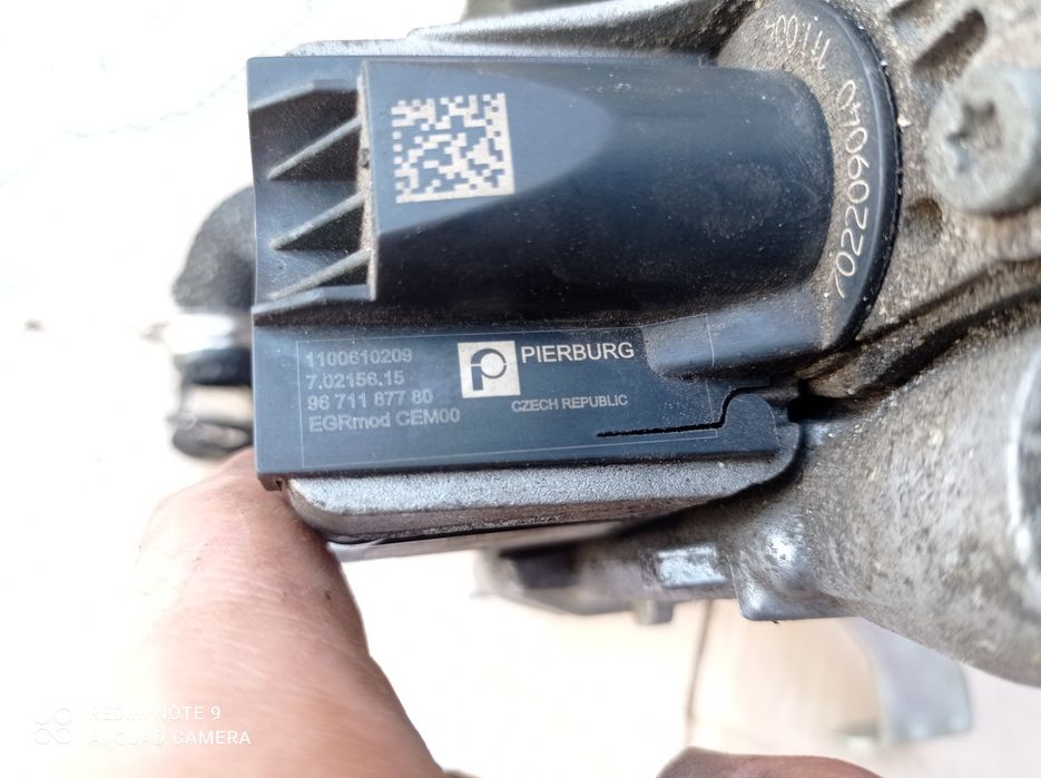 Клапан EGR 1,6hdi Пежо 5008 3008 Citroen C4 Picasso Berling 9671187780