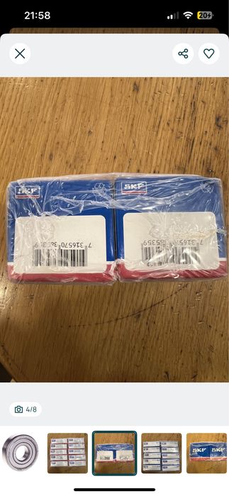 Rolamento rigido de esferas SKF 6304-2Z/C3 - NOVO