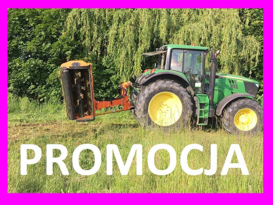 Promocja KOSIARKA BIJAKOWA Zeppelin 1600R Tylno Boczna do Skarp Rowów