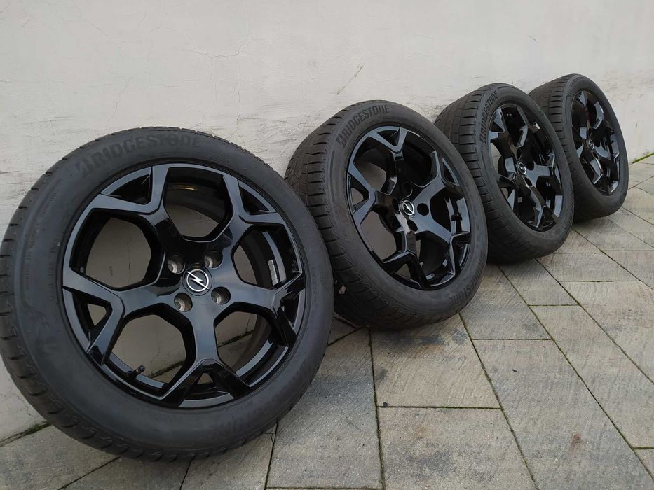 Koła alu 17 Opel Crossland X 4x108, 215/50R17 Bridgestone 2023r, NOWE