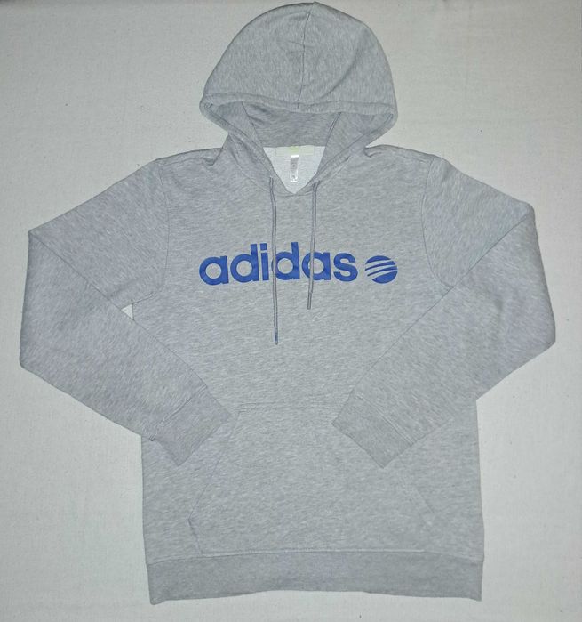 Подростковое серое худи толстовка Adidas Адидас на мальчика