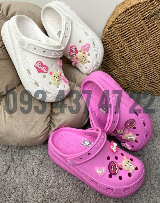 Дитячі Крокси Сабо на Платформі Сrocs Classic Cutie Clog Новинка