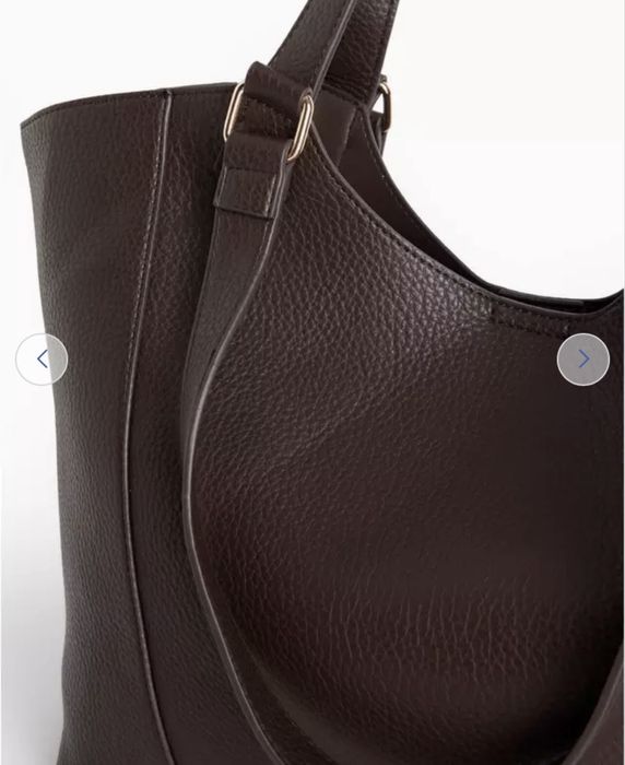 Жіноча сумка-шопер Tu шоколадного кольору