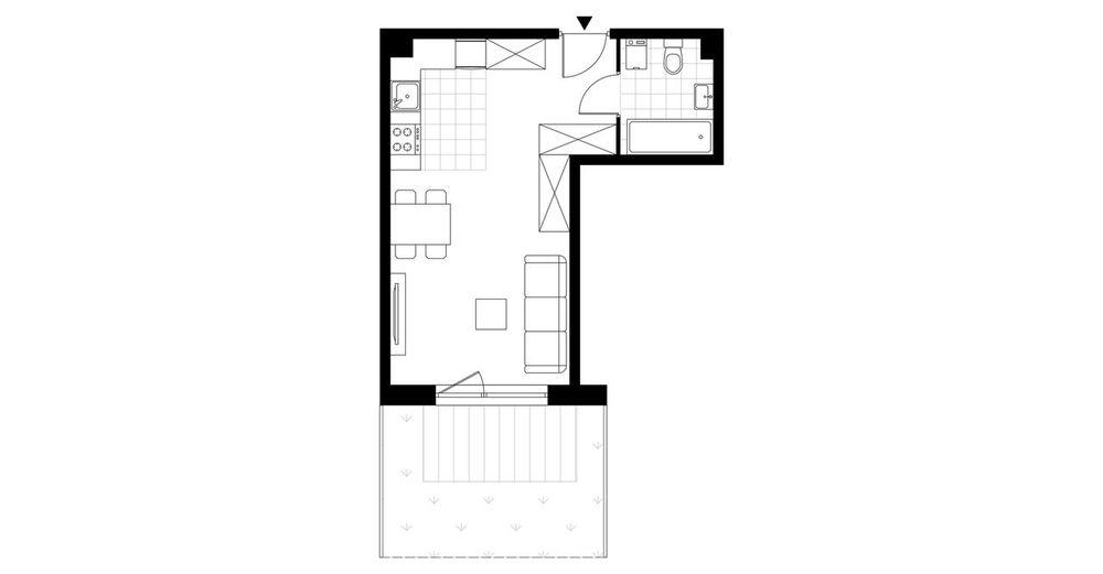 1-pokojowe mieszkanie 30m2 + ogródek