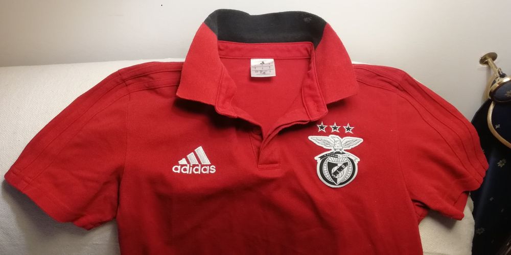 Polo do Benfica vermelho adidas