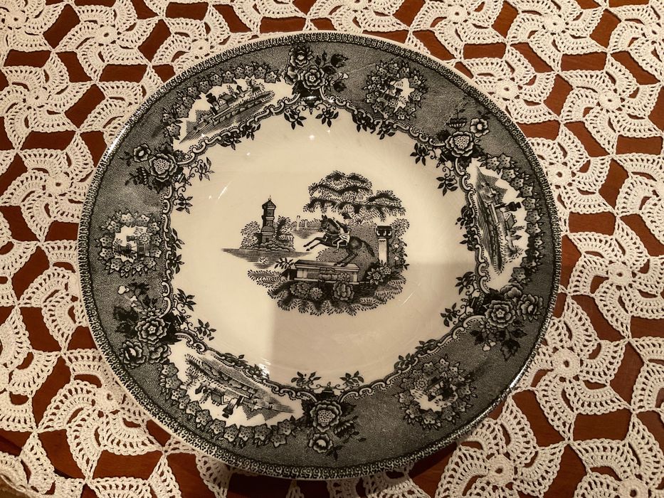 pratos loiça sacavem, serviço jantar porcelana