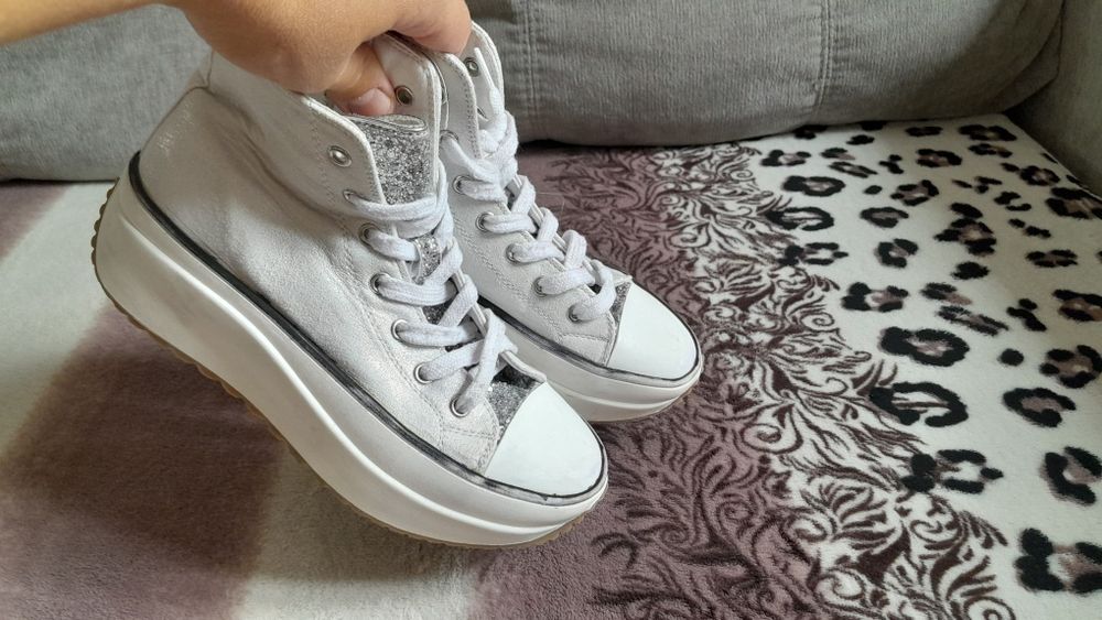 Ботинки кеди на платформе