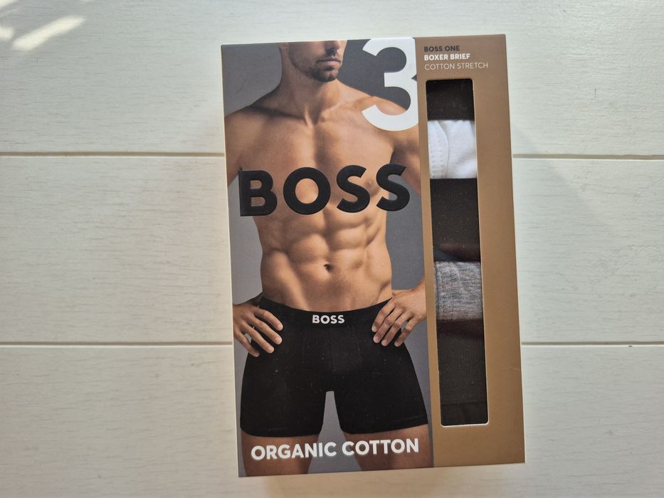 Bokserki Męskie 3pak Hugo Boss S