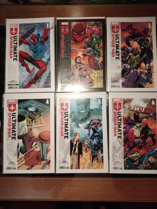 Комплект оригінальних коміксів Ultimate Spider-Man 2024 (6 випусків)
