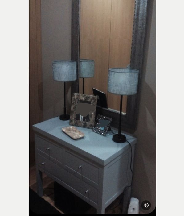 Movel lacado cinza