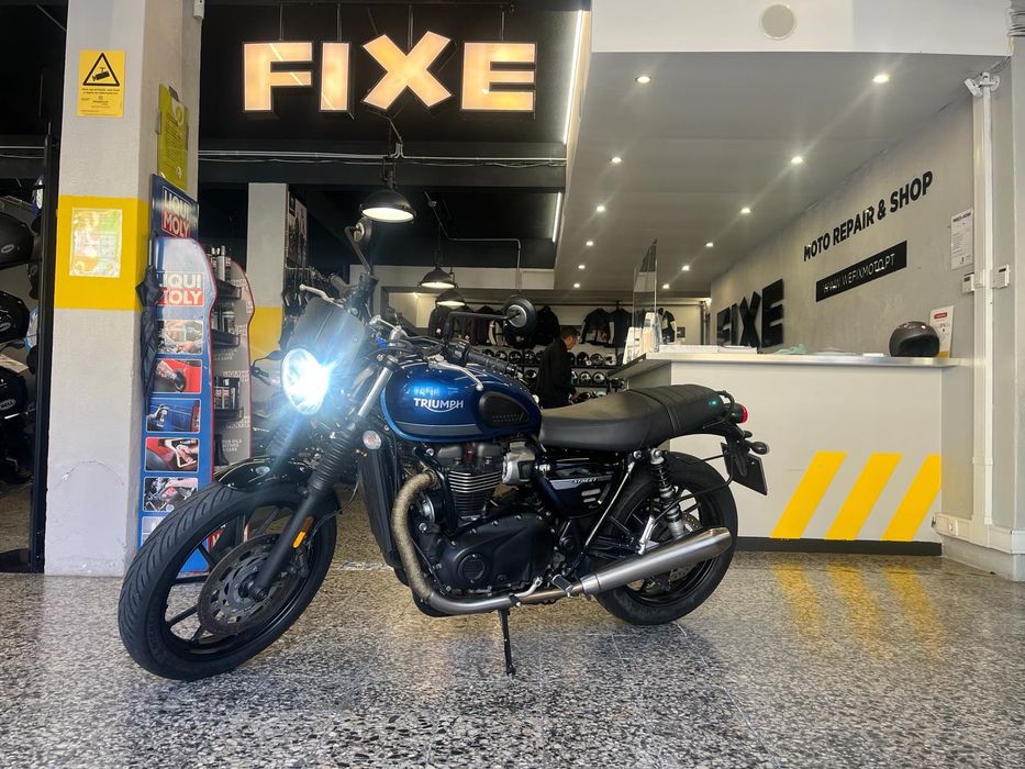 Triumph Bonneville Street Twin de 2022 Nacional, Histórico manutenção na Triumph