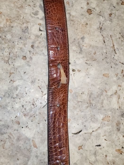 Пояс с головой крокодила