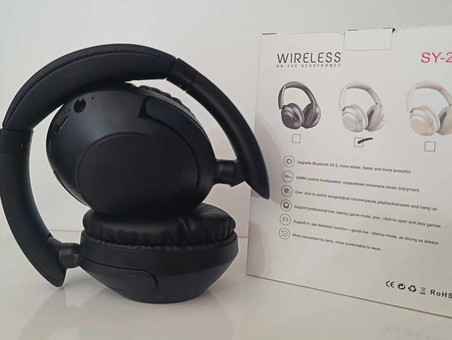 Headphones wireless 6D sound, estilo JBL