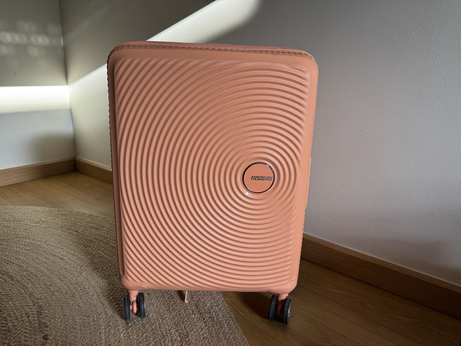 Mala de Cabine American Tourister Rosa Salmão 55x40x20