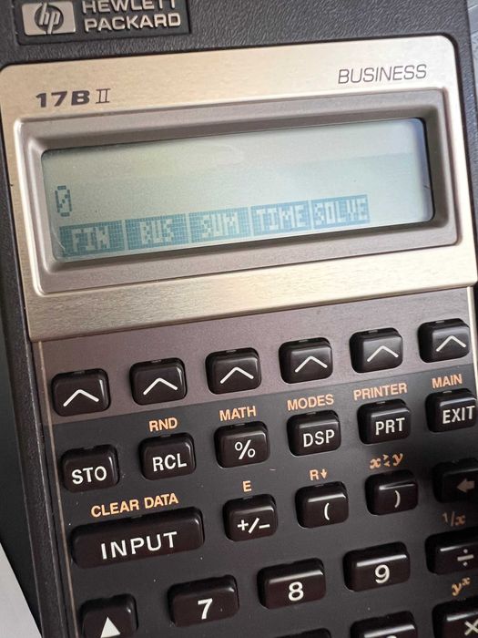 Calculadora Business HP 17BII imaculada