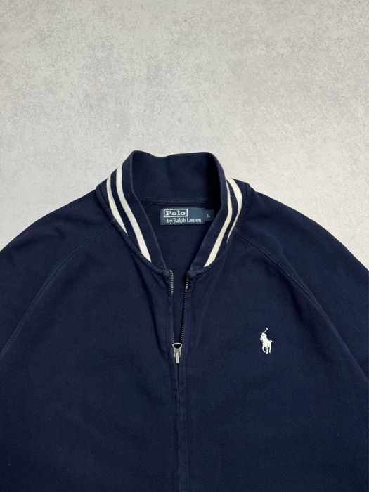 Хлопковая олимпийка Polo Ralph Lauren мужская винтажная зип кофта
