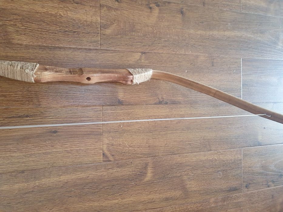 Łuk drewniany profilowany klasyczny plus strzała