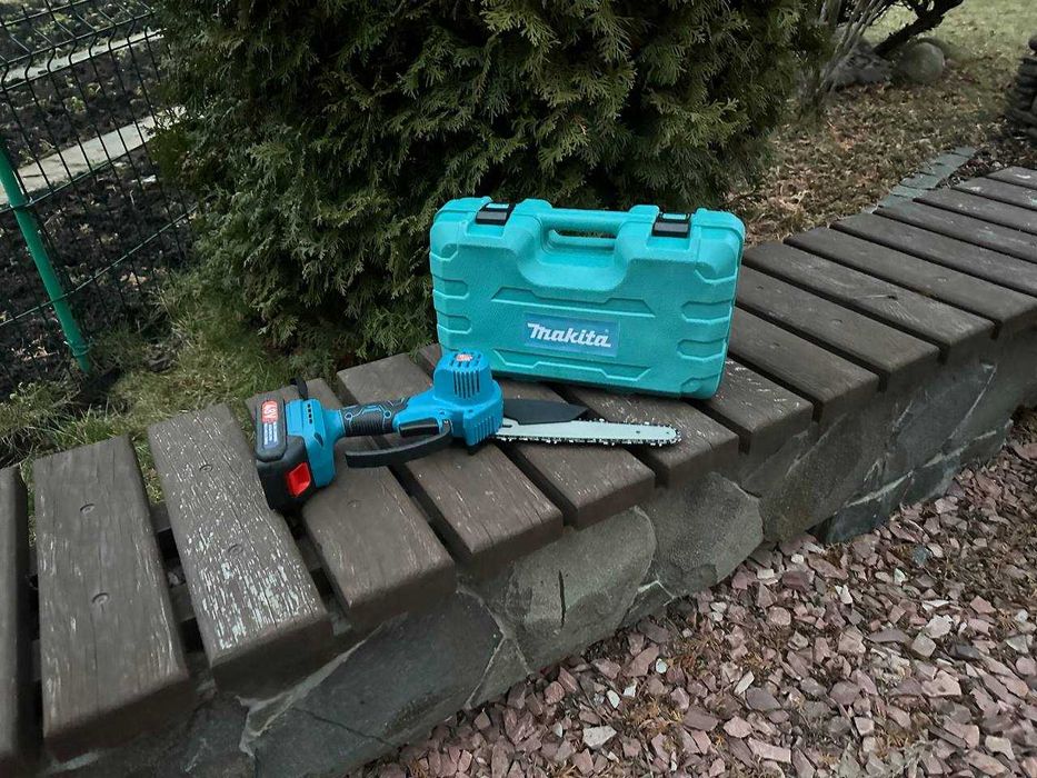 Пила аккумуляторная цепная 8️⃣". Садовая пила на аккумуляторе 20см