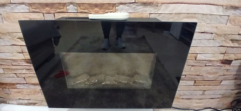 Aquecedor eléctrico (salamandra imitação)