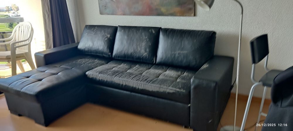 Sofá cama IKEA de canto