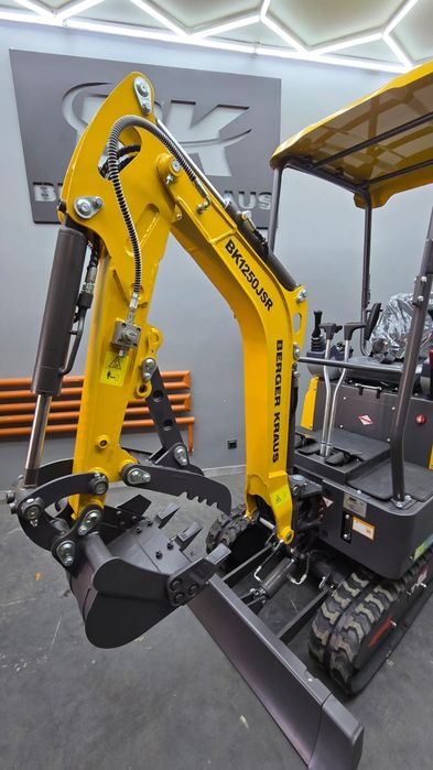 Nowa Minikoparka BK1250JSR JOYSTICK skrętne ramie Berger Kraus