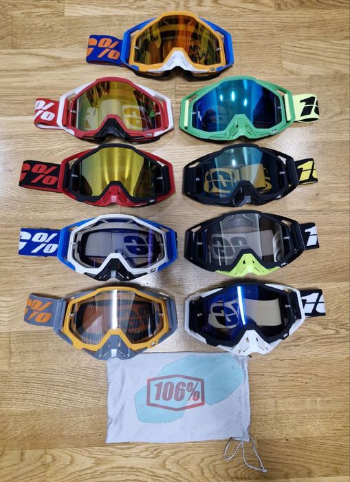 АКЦІЯ Кросові мото окуляри 106% 100%+ лінза+чохол
кроссовые мото очки