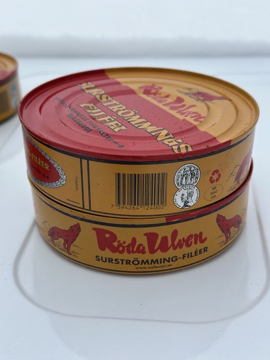 Сюрстромінг сюрстрёмминг 400 грам surstromming roda ulven