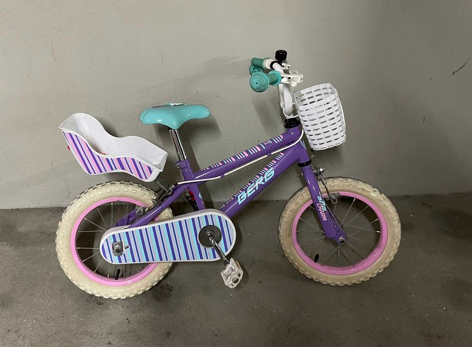 Bicicleta Criança Roda 14" 3-7 Anos Berg Charm 141 + Capacete