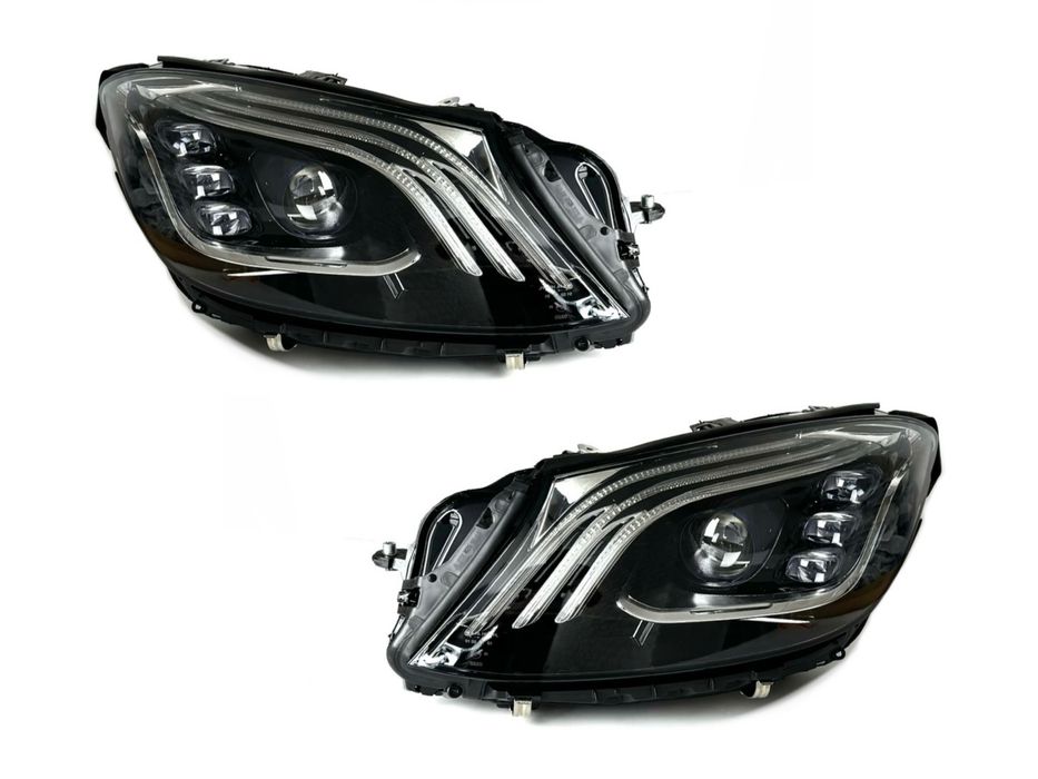 Фары рестайлинг 18+ для Mercedes W222 2013-2017 фара правая + левая