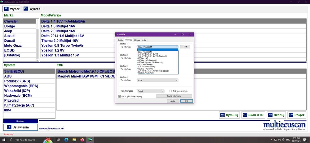 Multiecuscan + Alfaobd diagnostyka aut PL Borowina • OLX.pl
