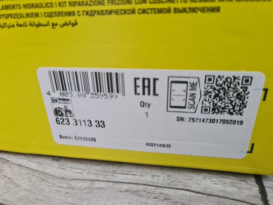 Sprzęgło LUK Opel Vectra C 2.2