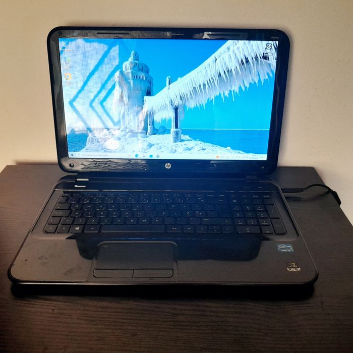Portátil HP a funcionar