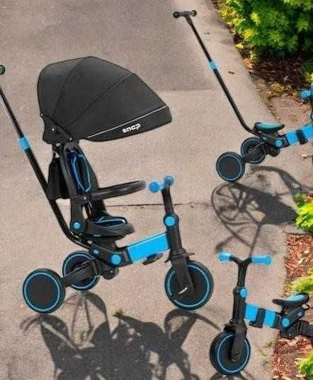 Дитячий біговел 3 в 1 – велосипед, коляска, велобіг | Біговел