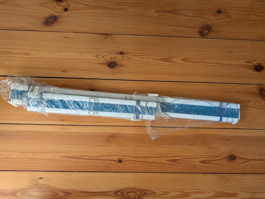 Roleta harmonijka komplet turkusowa plisa