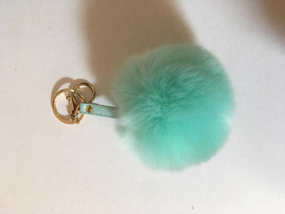 Mala Bege e Verde com Estrela e Pompom