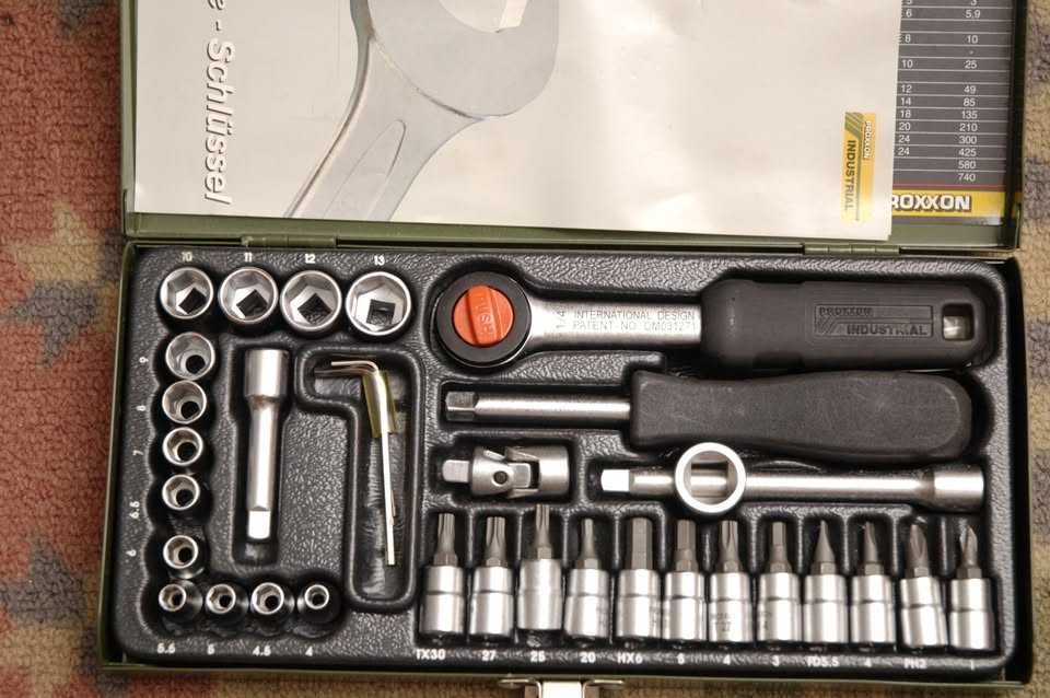 Chaves de caixa Proxxon Industrial 1/4 Professional Made in Germany
