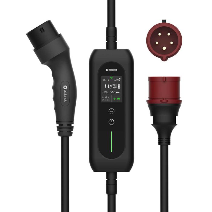 Inteligentna ładowarka (11 kW) EV nowej generacji z ekranem LCD i modułem Tuya
