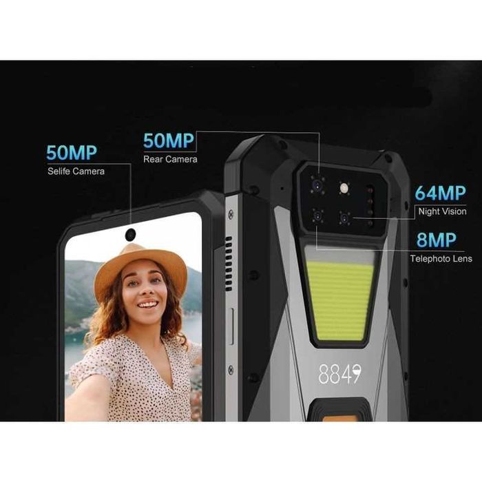 Unihertz 8849 Tank 3S 5G 12GB/256GB 15600mAh IP68 Projetor 3.1GHz