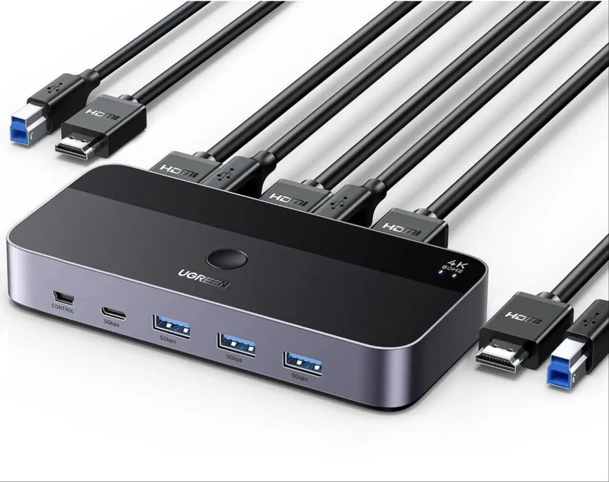 KVM-перемикач Ugreen AК700 (модель 55851)