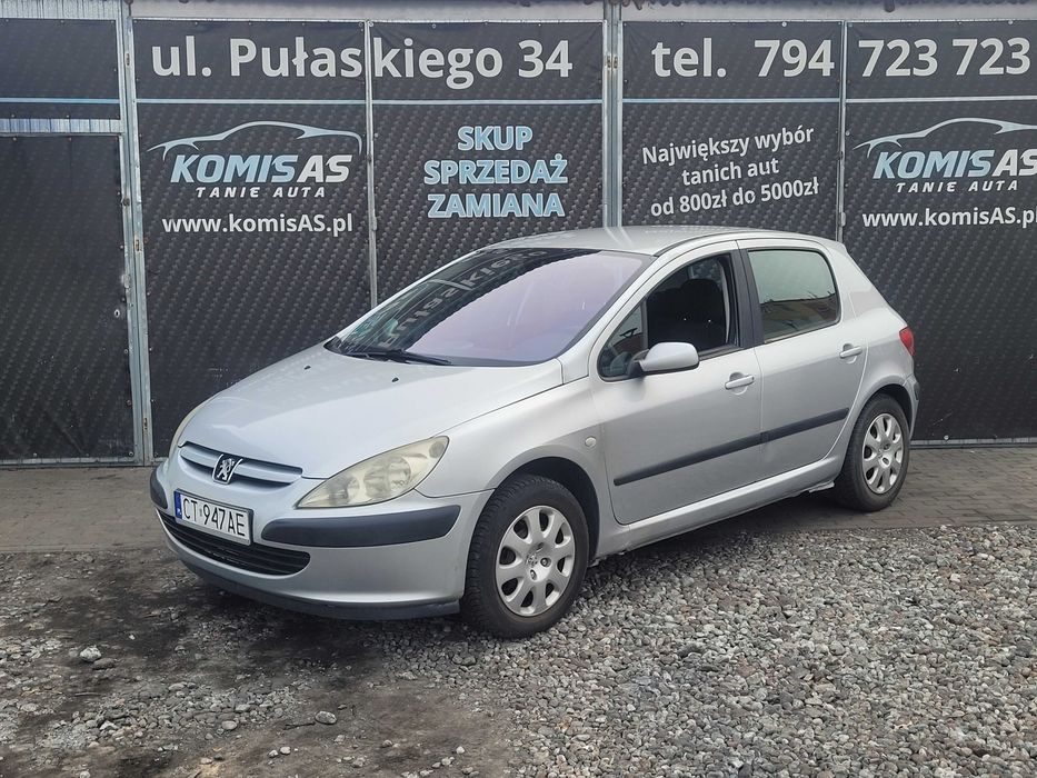 Peugeot 307 1.4B 88KM 2004r * el szyby klimatyzacja radio * Bydgoszcz