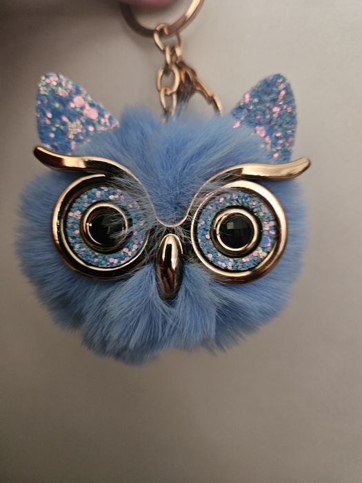 Porta chaves mocho azul