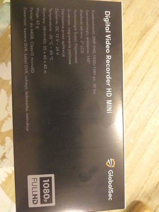 Wideorejestrator Globalsec HD Mini FullHd
