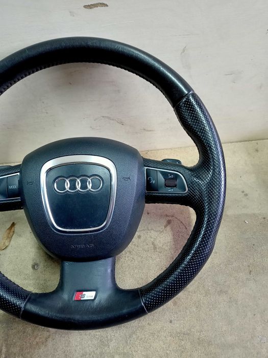 Audi A4 B7 A6 C6 FL lift kierownica s-line łopatki airbag multifunkcja