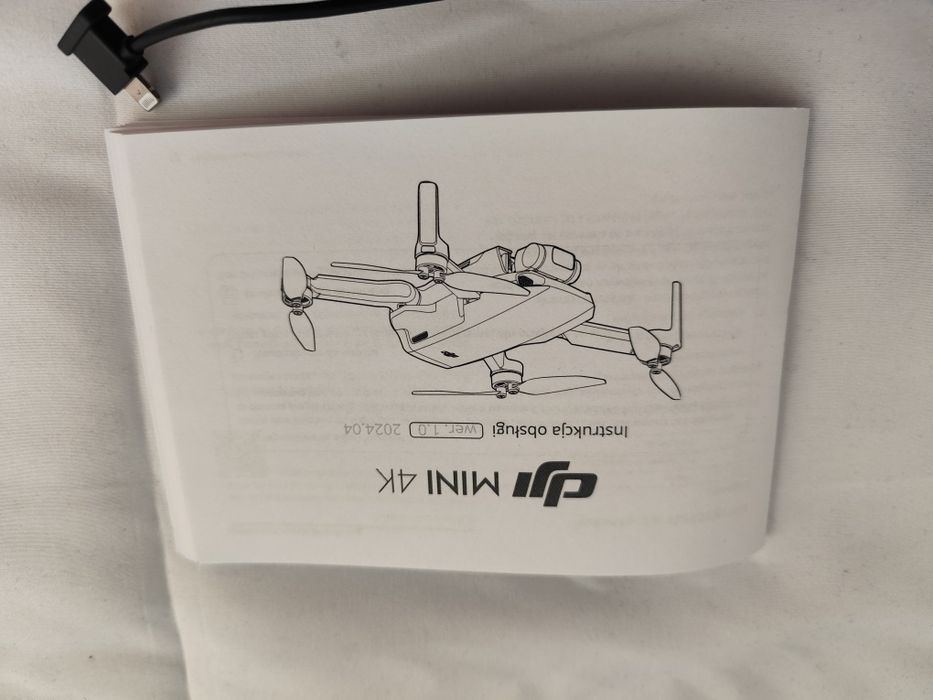 Dron DJI mini 4k gwarancja, jak nowy