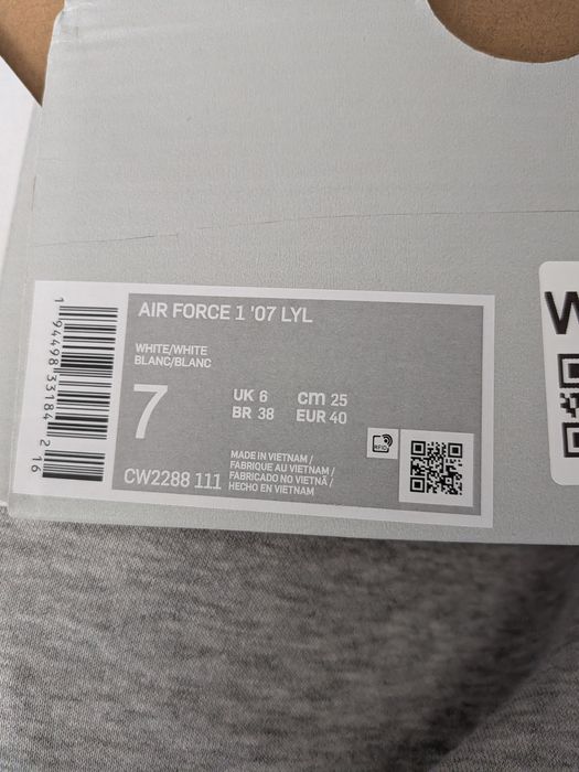 Air force 1'07 all white