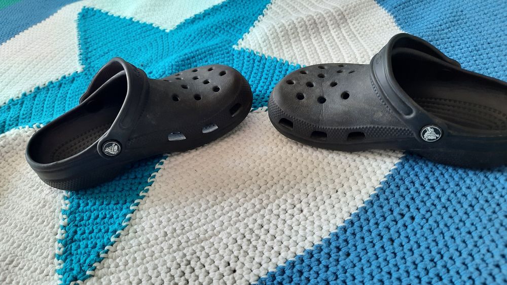 Crocs laczki gumowe r.32, klapki, plaża