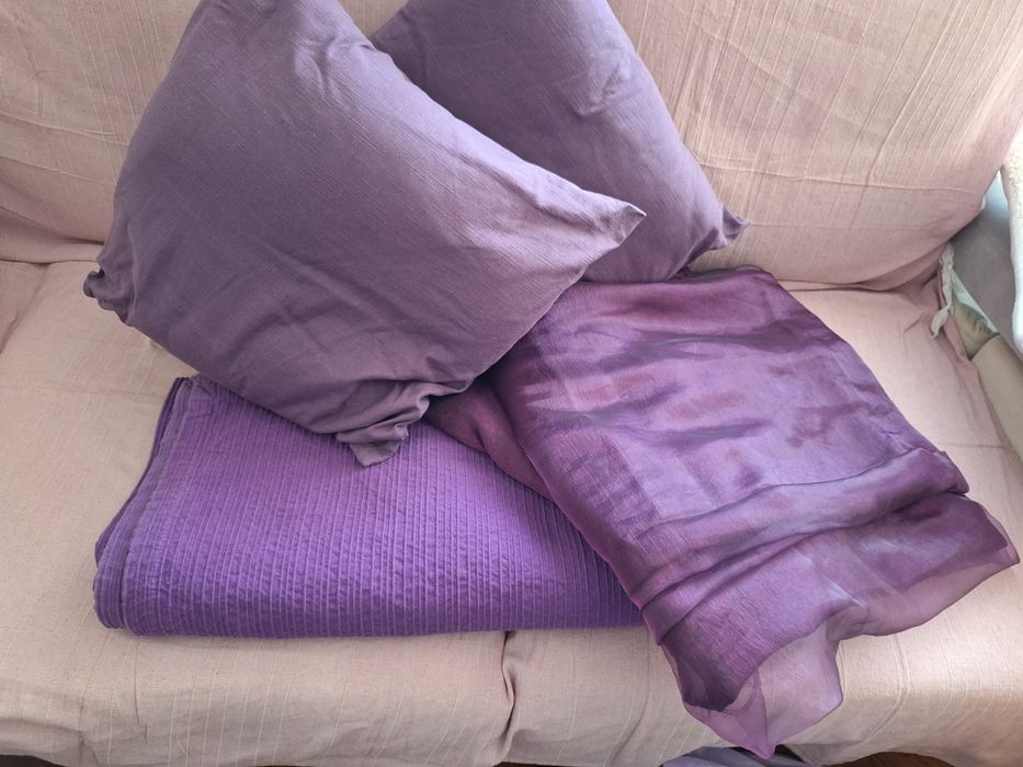 Colcha com cortinados