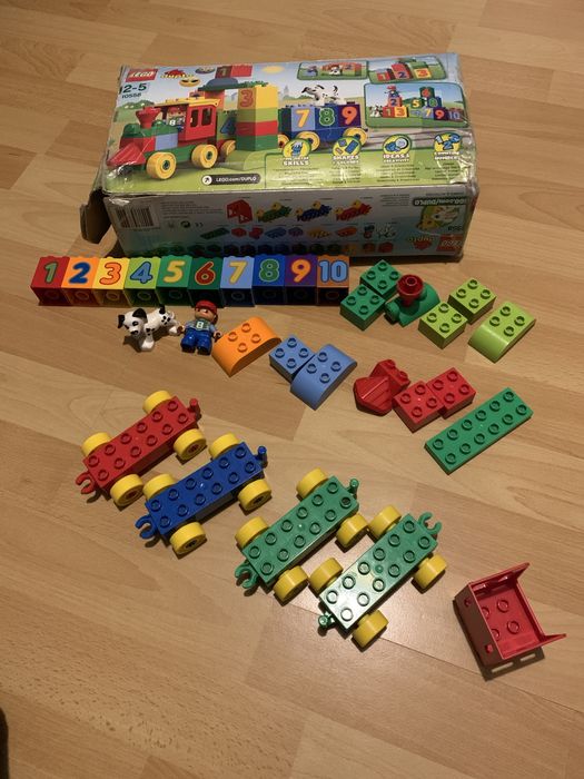 Klocki Lego Duplo Pociąg i cyferki dla dzieci w wieku 2-5
